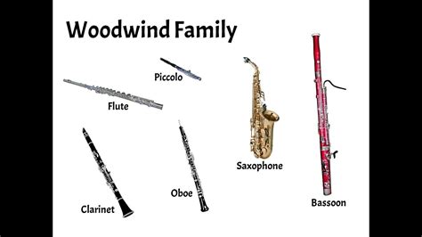 Woodwind Family - YouTube