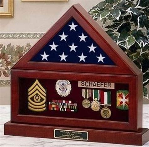 Amazon.com: Flag and Pedestal Display Cases, Burial/Funeral Flag ...