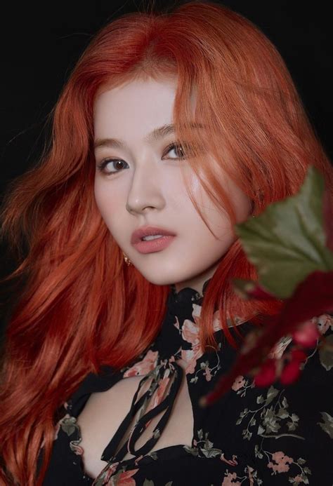 sana orange hair | Kpop girls, Twice, Kpop girl groups