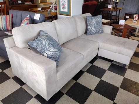 Beige Sofa Chaise Sectional | Roth & Brader Furniture