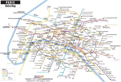 Paris Metro Map | Subway/Tube Maps