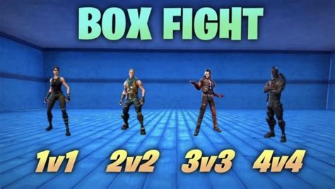 Box Fight [1v1 2v2 3v3 4v4] [ frosbey ] – Fortnite Creative Map Code