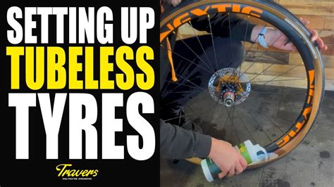 How to set up your bike tyres tubeless - YouTube