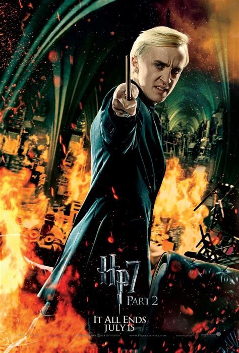 Deathly Hallows Part 2 Action Poster: Draco Malfoy [HQ] - Draco Malfoy Photo (22732464) - Fanpop