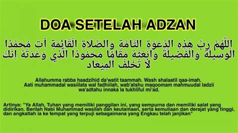 Doa Setelah Adzan yang Pendek, Lengkap dengan Artinya - Tribunnewsbogor.com