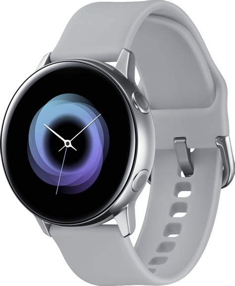 Best Buy: Samsung Galaxy Watch Active Smartwatch 40mm Aluminum Silver ...