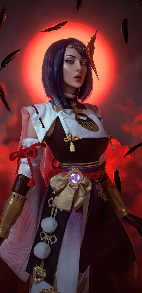 1440x2960 Sara Genshin Impact Cosplay Samsung Galaxy Note 9,8, S9,S8,S8 ...