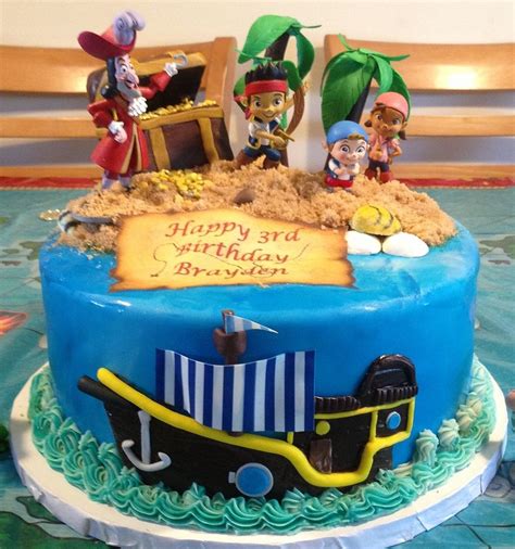 Jake and the Neverland Pirates cake | by Amiga_Man69 Superhero Birthday Cake, Star Wars Birthday ...