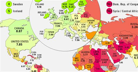 Democracy Map Of The World - Floria Anastassia