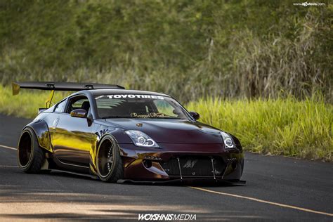 nissan-350z-rocket-bunny-f230-technica-titanium-polished-l… | Flickr