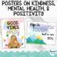 Growth Mindset Posters Kindness Classroom Posters Mental Health Posters
