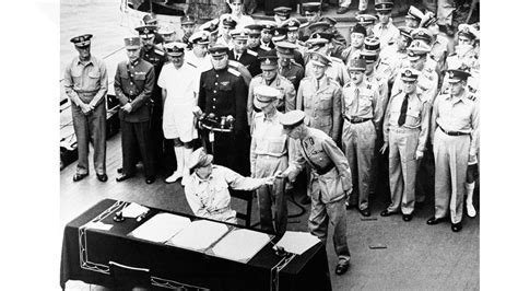 The history of Japan's surrender in WWII on Sept. 2, 1945 ...