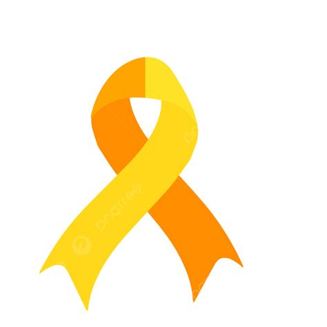 World Suicide Prevention Day Awareness And Support Ribbon In Orange And Yellow Color Isolated ...