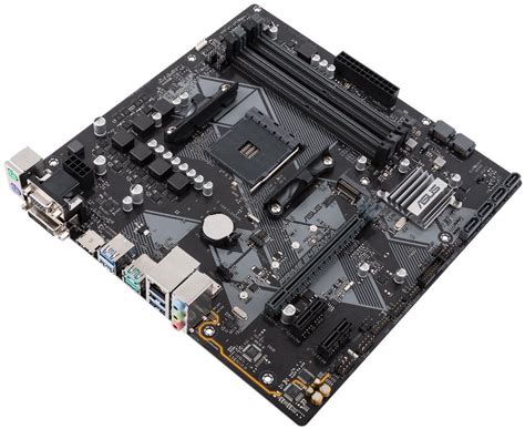 ASUS PRIME B450M-A AMD AM4 B450 mATX motherboard with Aura Sync RGB header, DDR4 3466MHz, M.2 ...