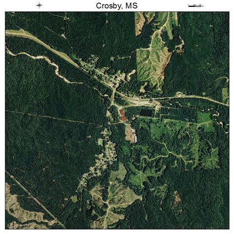 Aerial Photography Map of Crosby, MS Mississippi