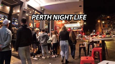 Saturday Night in Perth, Australia: Walking Tour of the City's Nightlife Scene at Northbridge ...