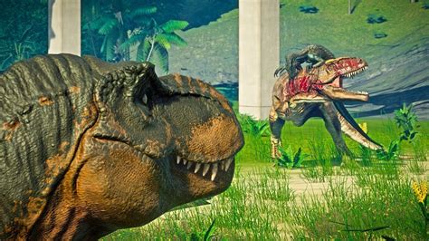 T-Rex Vs Albertosaurus Vs Indoraptor Vs Giganotosaurus - Jurassic World ...