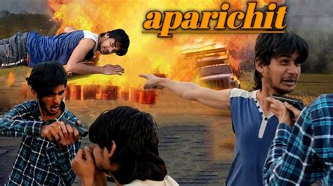 aparichit movie short dailogue vikram spoof movie fight scene acting action - YouTube