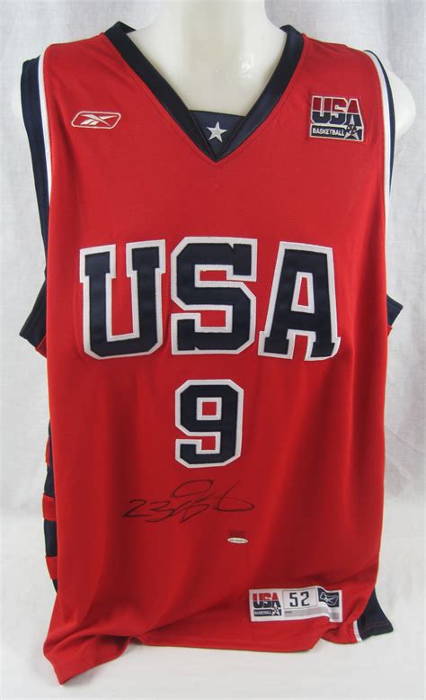 Lot Detail - LeBron James Autographed Limited Edition Rookie Team USA ...