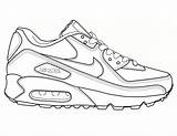 Sneaker Coloring Pages sketch template
