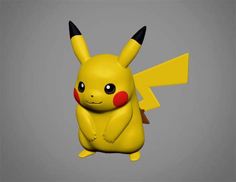 3D pokemon pikachu model - TurboSquid 1264841