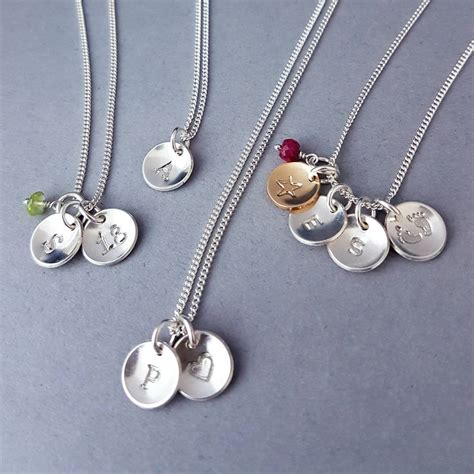 Sterling Silver Initial Necklace By Nina Louise | notonthehighstreet.com