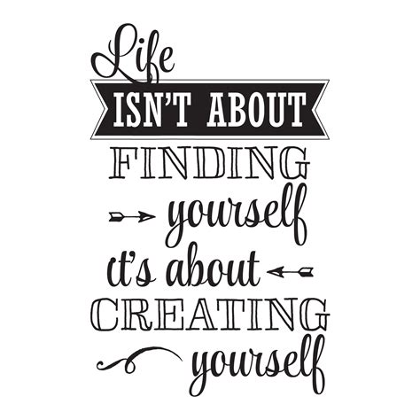 Creating Yourself Wall Quotes™ Decal | WallQuotes.com