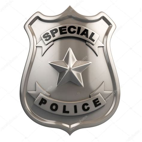 Police badge isolated — Stock Photo © koya979 #9967791