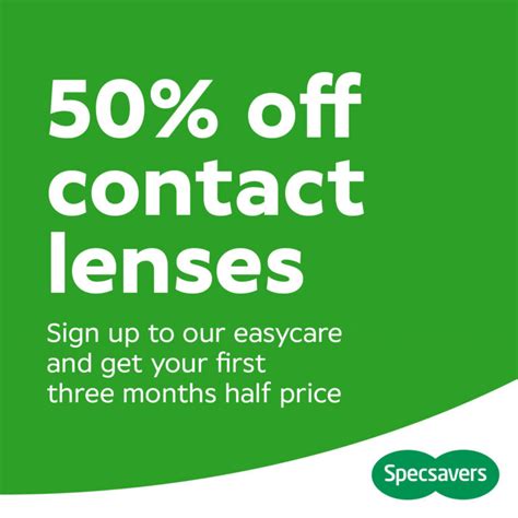 50% off Specsavers Contact Lenses - Opera Lane