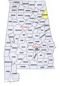 Cherokee County, Alabama from NETSTATE.COM