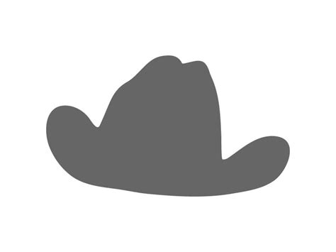 Cowboy Hat Stencil | Craftcuts.com