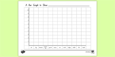 Class Pets Bar Graph Template (l'enseignant a fait) - Twinkl