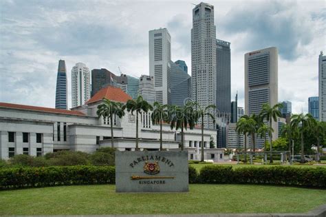 Old Parliament Building in Singapore. Editorial Photography - Image of ...