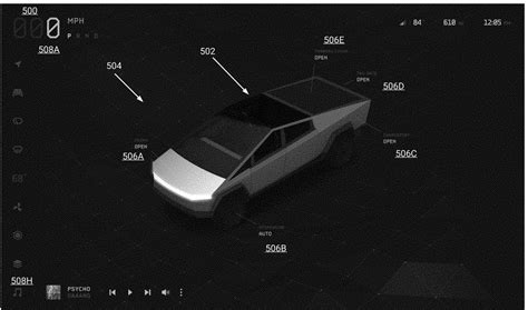 Tesla Cybertruck UI patent hints at new accessories, features, and even up to 610 miles of range ...