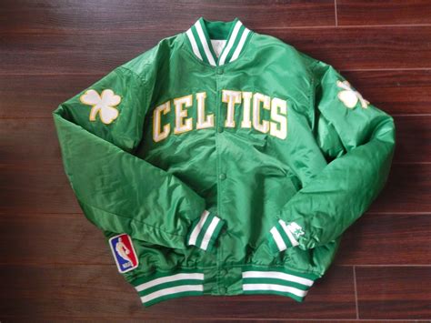 Vintage Sports Apparel: Vintage Boston Celtics Starter Jacket Mens XL