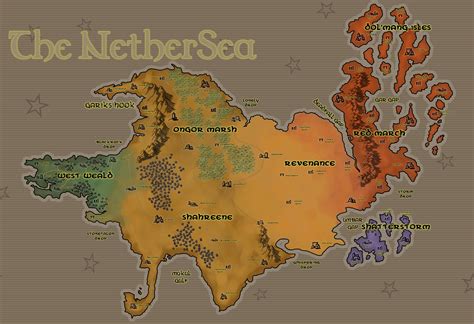 My 'Outland' style map is complete for now! It was a bit of an experiment. : r/mapmaking