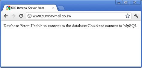 Zimpapers' Sunday Mail website goes down on Sunday - Techzim