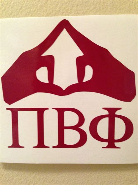 Pi Beta Phi Hand Sign Decal in 3 or 4 by TheInitialPlace on Etsy | Pi beta phi crafts, Pi beta ...