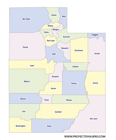 Utah (Estados Unidos): Mapa E Información