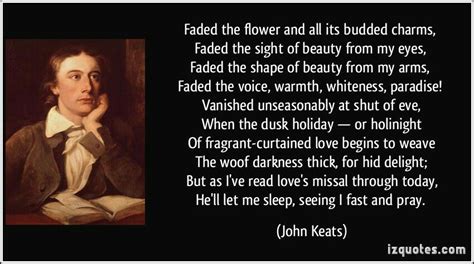 - John Keats | Fast and pray, Feelings, Words