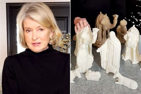 Martha Stewart Selling Replicas of Nativity Scene She Made in Prison