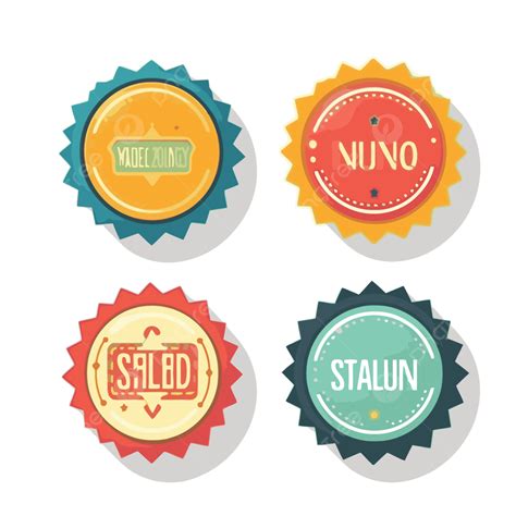 Set Of Different Colored Labels Called Nuo Vector Clipart, Clipart, Standardization ...