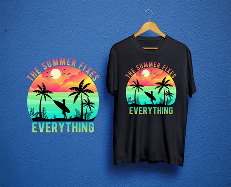 Summer T-shirt Design Bundle :: Behance