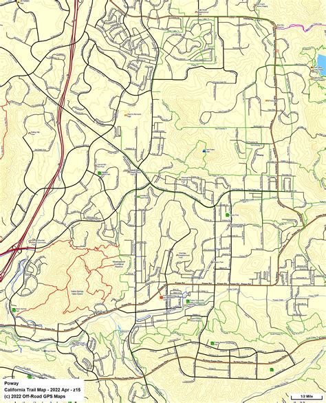 Poway - California Trail Map