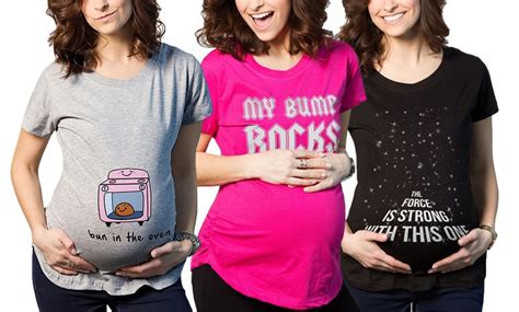 Women's Funny Maternity Tees | Groupon Goods