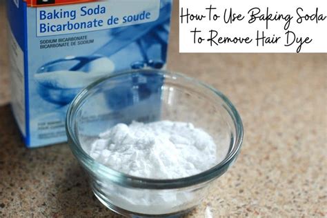 How to Use Baking Soda to Remove Hair Dye