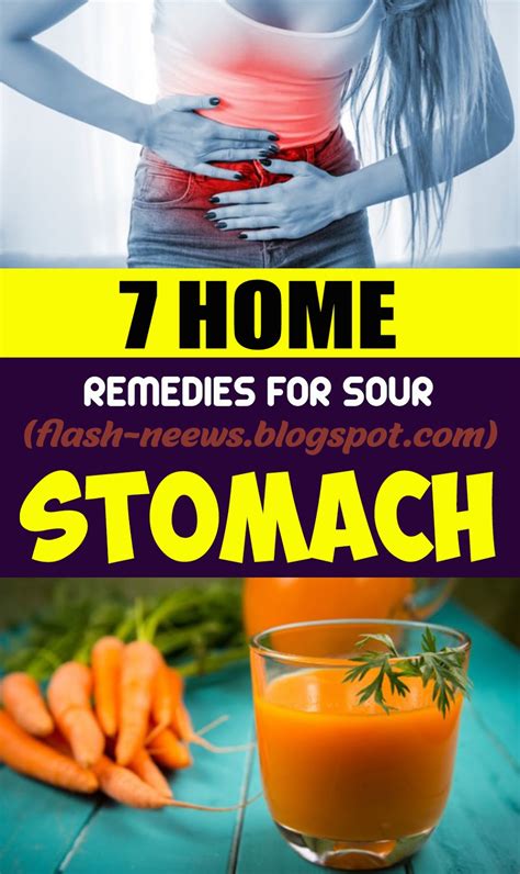 7 Natural Home Remedies For Sour Stomach - BEAUTY TIPS