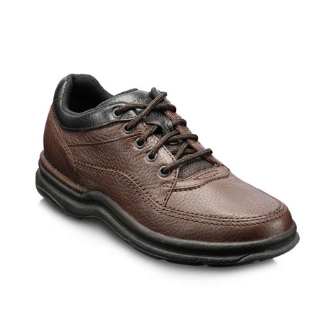 Rockport World Tour Classic Shoes in Brown for Men (Brown Tumbled) | Lyst