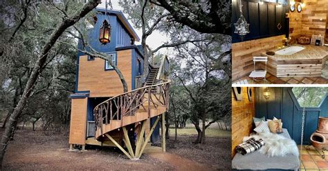 The Acorn Tiny Treehouse is The Ultimate Texas Storybook Dream