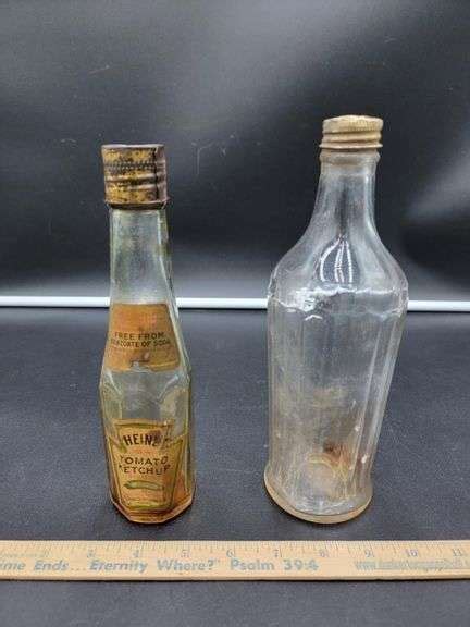 Vintage Heinz Ketchup Glass Bottles - 1 Has Original Label - Legacy ...